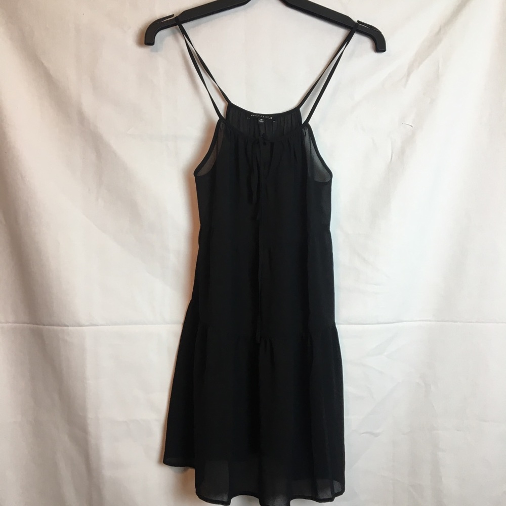 Kendall and Kylie sheer black dress